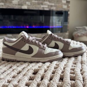 Nike Dunk Low in Taupe and White